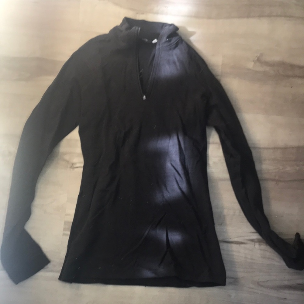 Ibex 3/4 zip up wool brown excellent condition s